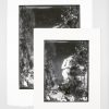 blackprint edition - limited edition nude antique photography double black and white monochrome art print