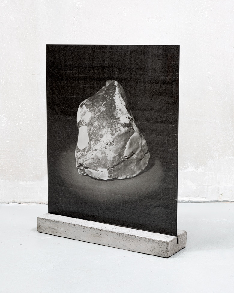 blackprint edition - Diego Brambilla photographer artist - artwork with concrete, steel, handmade thin paper and laminated glass