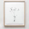 blackprint edition Limited Artist Edition featuring Klaus-Martin Gareis - "Akelei" with frame