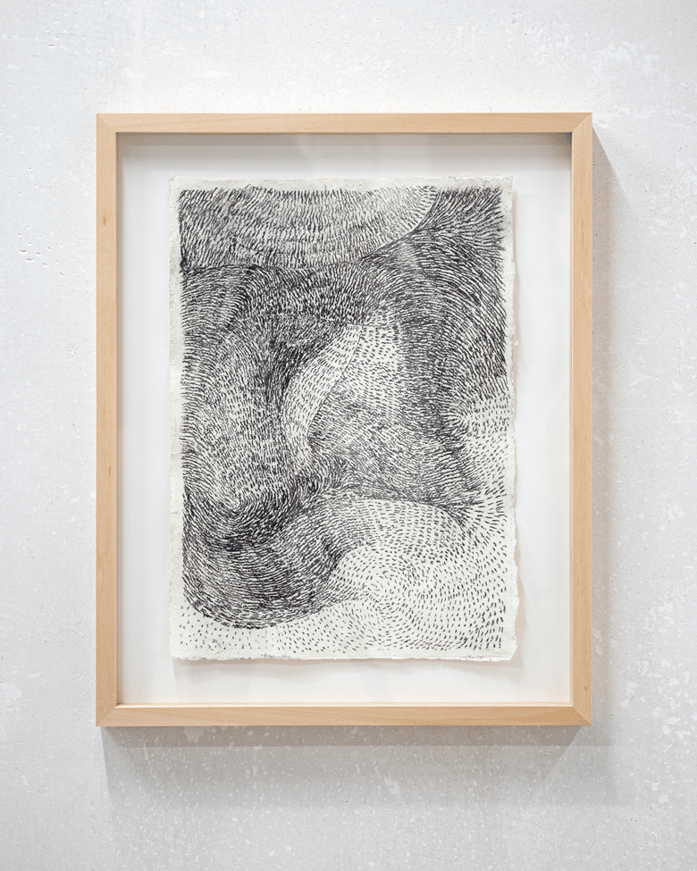 15.10.23 - improvised charcoal by wonow -framed