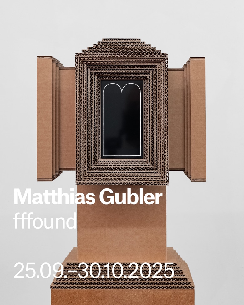 fffound installation by Matthias Gubler at blackprint gallery september 25. – October 30, 2025