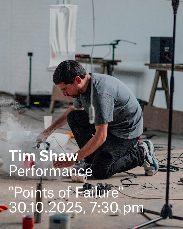 blackprint_gallery_finissage_FFFOUND_Matthias_Gubler_Performance fffound installation by Matthias Gubler at blackprint gallery Finissage – October 30, 2025 - Performance Tim Shaw