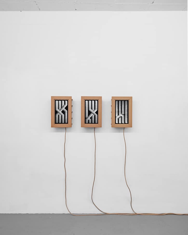 fffound#23.01 / 23.02 / 23.03 by Matthias Gubler | blackprint gallery front view