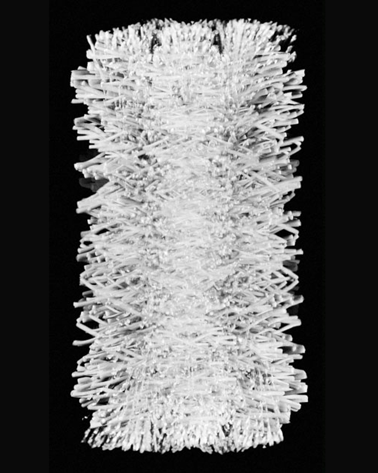 Matthias Gubler, fffound#24.01 - Video loop in black and white | blackprint gallery